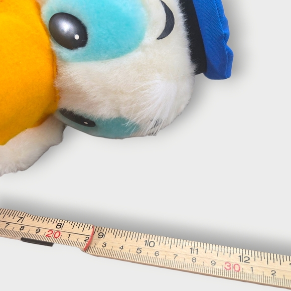 1970s NWT Disney Plush Doll Vintage Donald Duck "25cm" Retro Sun and Star Rare - Picture 8 of 9